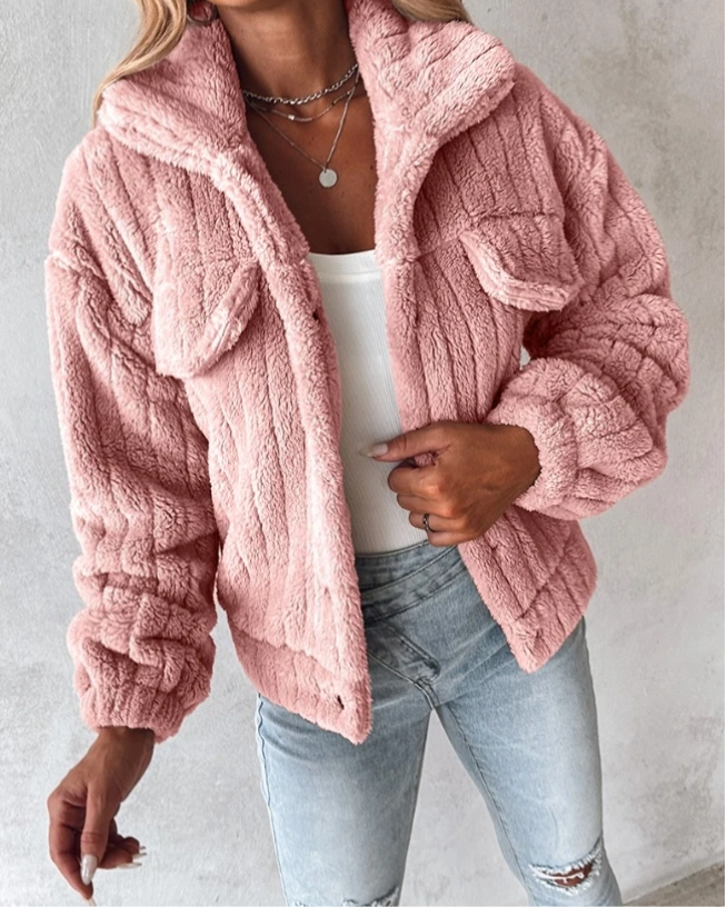 Isla | Cozy Plush Teddy Coat for Women