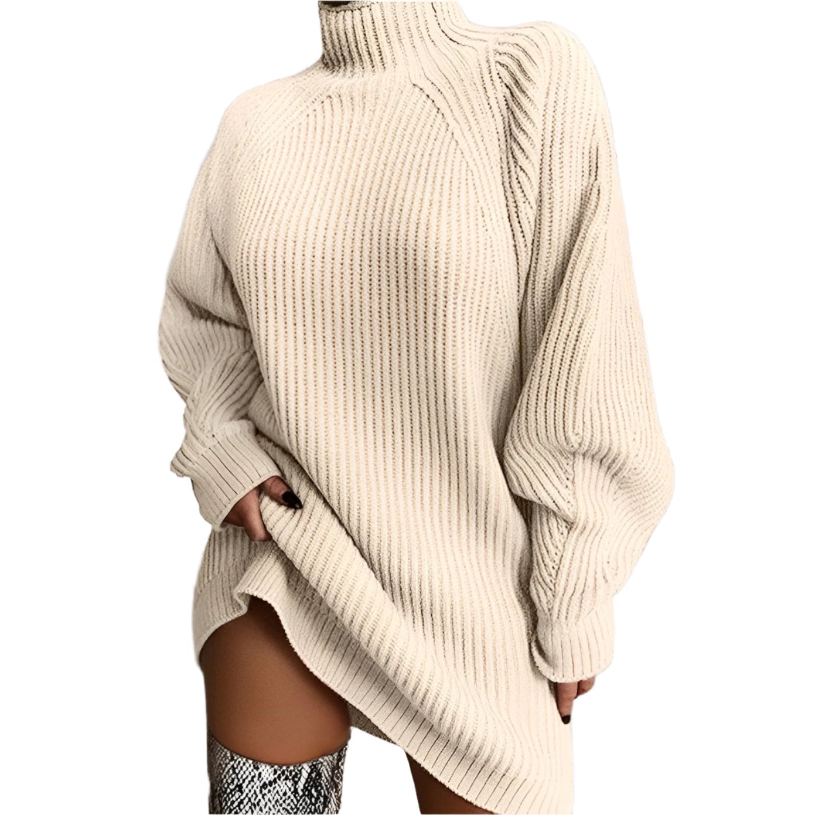 Naya | Relaxed Wool Knit Turtleneck for Women