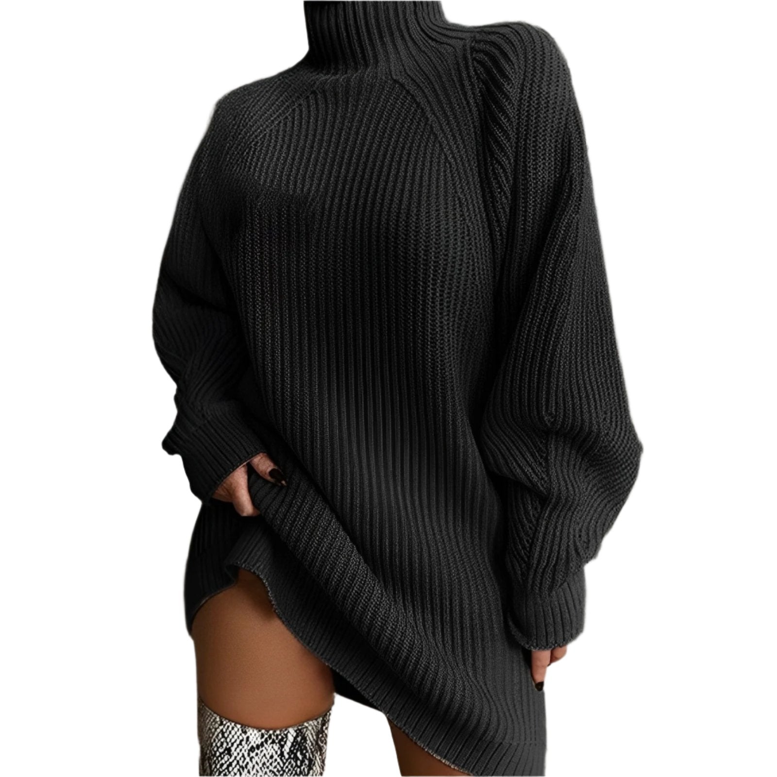 Naya | Relaxed Wool Knit Turtleneck for Women